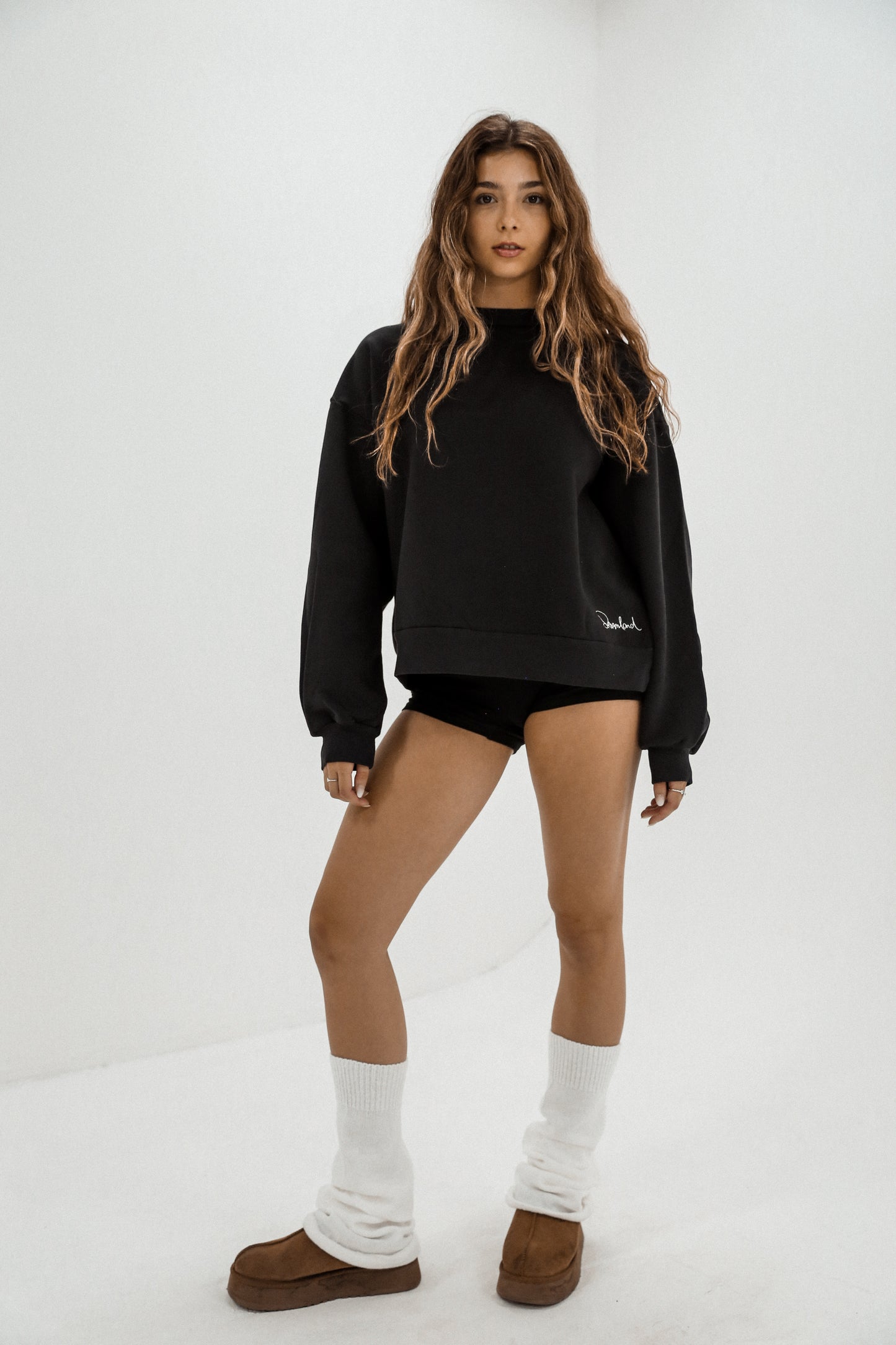 Basics Sweatshirt(Washed Black)