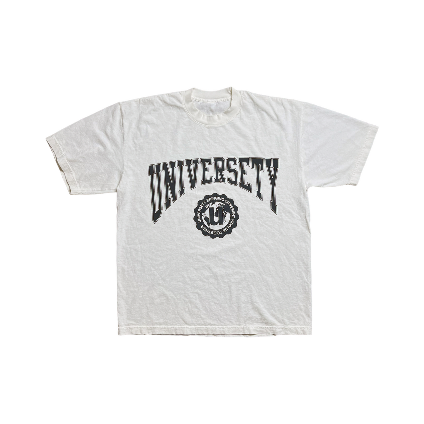 Universety Logo Tee(Off-White)